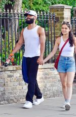 RACHEL ZEGLER and Nathan Louis Fernand Out in London 08/10/2025