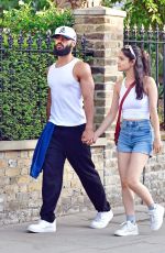 RACHEL ZEGLER and Nathan Louis Fernand Out in London 08/10/2025