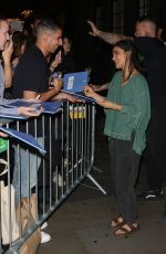 RACHEL ZEGLER Signs Autographs for Fans Outside London Palladium 08/02/2025