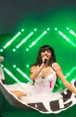 REBECCA BLACK Performs at 2025 Lollapalooza Festival at Grant Park in Chicago 08/03/2025