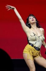 REBECCA BLACK Performs at Bridgestone Arena in Nashville 08/19/2025