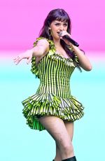 REBECCA BLACK Performs at Outside Lands Festival at Golden Gate Park in San Francisco 08/10/2025