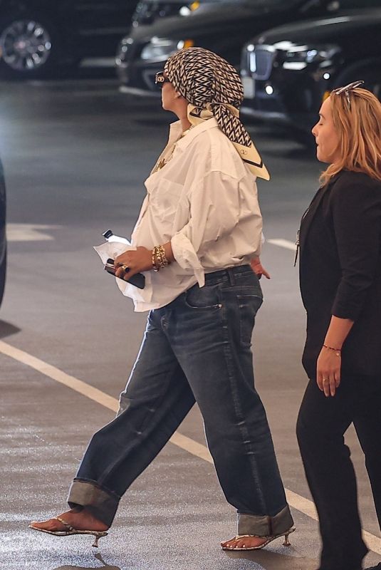 RIHANNA Out and About in Beverly Hills 07/31/2025
