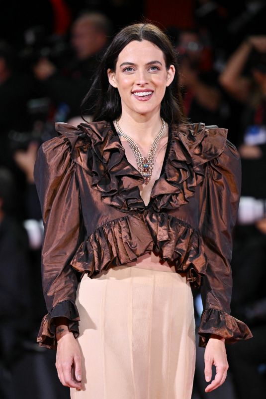 RILEY KEOUGH at Jay Kelly Premiere at 82nd Venice International Film Festival 08/28/2025