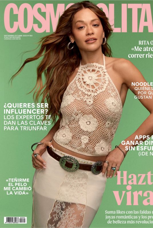 RITA ORA in Cosmopolitan Spain, September 2025