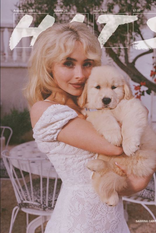 SABRINA CARPENTER on the Cover of HITS Magazine, August 2025