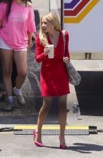 SARAH MICHELLE GELLAR on the Set of Buffy the Vampire Slayer in Los Angeles 08/09/2025