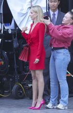 SARAH MICHELLE GELLAR on the Set of Buffy the Vampire Slayer in Los Angeles 08/09/2025