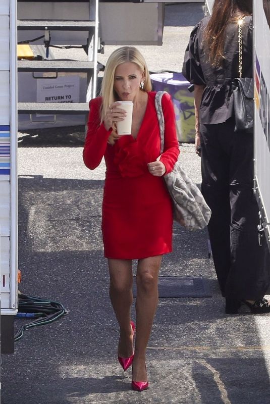 SARAH MICHELLE GELLAR on the Set of Buffy the Vampire Slayer in Los Angeles 08/09/2025