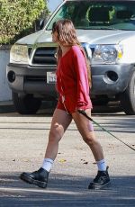SCOUT WILLIS Out with Her Dog for Breakfast in Los Angeles 08/22/2025