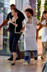 SELENA GOMEZ and Benny Blanco Leaves a Cooking Class at Eataly in Westfield Century City 08/05/2025
