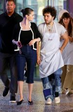 SELENA GOMEZ and Benny Blanco Leaves a Cooking Class at Eataly in Westfield Century City 08/05/2025