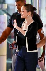 SELENA GOMEZ and Benny Blanco Leaves a Cooking Class at Eataly in Westfield Century City 08/05/2025