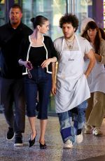 SELENA GOMEZ and Benny Blanco Leaves a Cooking Class at Eataly in Westfield Century City 08/05/2025