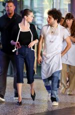 SELENA GOMEZ and Benny Blanco Leaves a Cooking Class at Eataly in Westfield Century City 08/05/2025