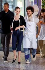 SELENA GOMEZ and Benny Blanco Leaves a Cooking Class at Eataly in Westfield Century City 08/05/2025