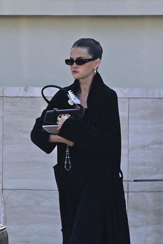 SELENA GOMEZ Leaves an Office Building in Los Angeles 08/13/2025