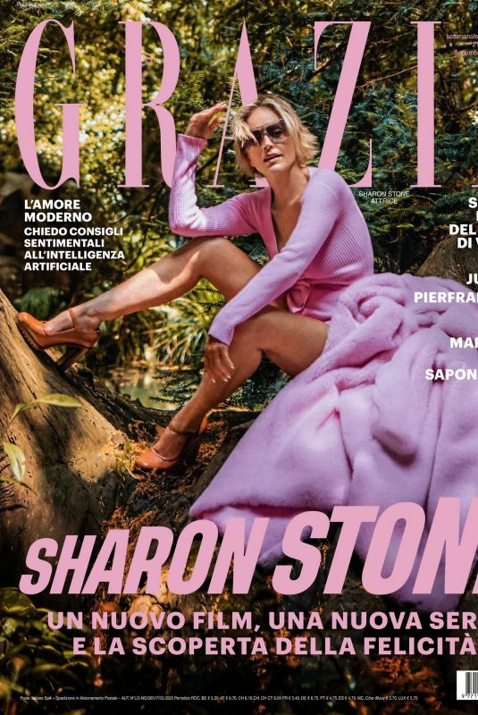SHARON STONE in Grazia Italy, August 2025