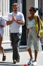 SIMONE ASHLEY and Joshua Jackson Out and About in New York City 08/09/2025