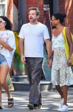 SIMONE ASHLEY and Joshua Jackson Out and About in New York City 08/09/2025