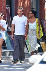 SIMONE ASHLEY and Joshua Jackson Out and About in New York City 08/09/2025
