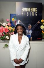 SIMONE BILES at Netflix Simone Biles: Rising Dinner in West Hollywood 08/13/2025