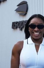 SIMONE BILES at US Open Tennis Championships at Flushing Meadows 08/28/2025
