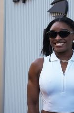 SIMONE BILES at US Open Tennis Championships at Flushing Meadows 08/28/2025