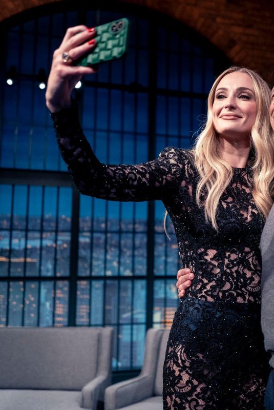 SOPHIE TURNER at Late Night with Seth Meyers 08/14/2025