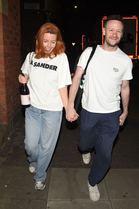 STACEY DOOLEY and Kevin Clifton Leaves The Palace Theatre in Manchester 08/16/2025