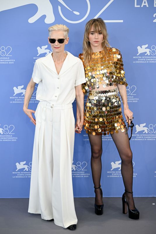 SUKI WATERHOUSE and TILDA SWINTON at Broken English Premiere at 82nd Venice International Film Festival 08/30/2025