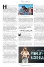 SYDNEY SWEENEY in Fabulous Magazine, August 2025
