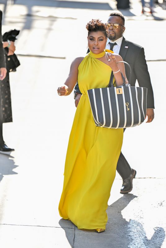 TARAJI P. HENSON Leaves Jimmy Kimmel Live in Los Angeles 08/11/2025