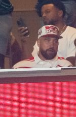 TAYLOR SWIFT and Travis Kelce at Cincinnati Bearcats vs Nebraska Cornhuskers Game at Arrowhead Stadium in Kansas City 08/28/2025