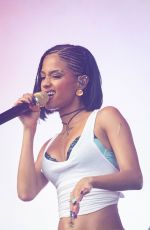 TYLA Performs at All Points East 2025 at Victoria Park in London 08/23/2025
