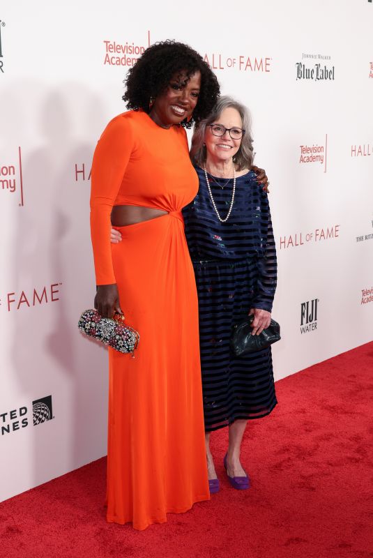 VIOLA DAVIS and SALLY FIELD at Television Academy