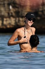 VITTORIA CERETTI in a Bikini on the Beach in Ibiza 08/16/2025