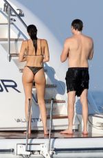 VITTORIA CERETTI in Bikini and Leonardo Dicaprio on a Yacht in Formentera 08/15/2025