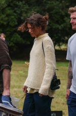 ZENDAYA Visits Tom Holland on the Set of Spider-Man: Brand New Day in London 08/07/2025