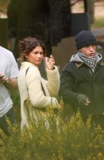 ZENDAYA Visits Tom Holland on the Set of Spider-Man: Brand New Day in London 08/07/2025