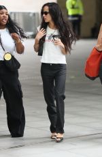 ZOE KRAVITZ Leaves BBC Studios in London 08/20/2025