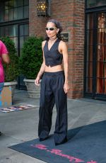 ZOE KRAVITZ Leaves Bowery Hotel in New York City 08/11/2025