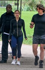 ADDISON RAE Out for a Power Walk in Tuileries Gardens in Paris 09/02/2025