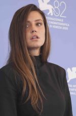 ADELE EXARCHOPOULOS at Chien 51 Photocall at 82nd Venice International Film Festival 09/06/2025