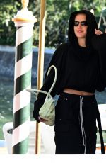 ADELE EXARSHOPOULOS Arrives at Hotel Excelsior in Venice 09/06/2025