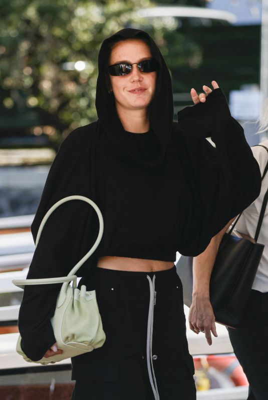ADELE EXARSHOPOULOS Arrives at Hotel Excelsior in Venice 09/06/2025