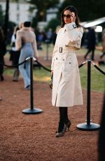 ALEXA CHUNG at Burberry Fashion Show at London Fashion Week in London 09/22/2025