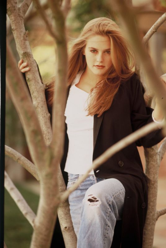 ALICIA SILVERSTON at a Photoshoot 1996