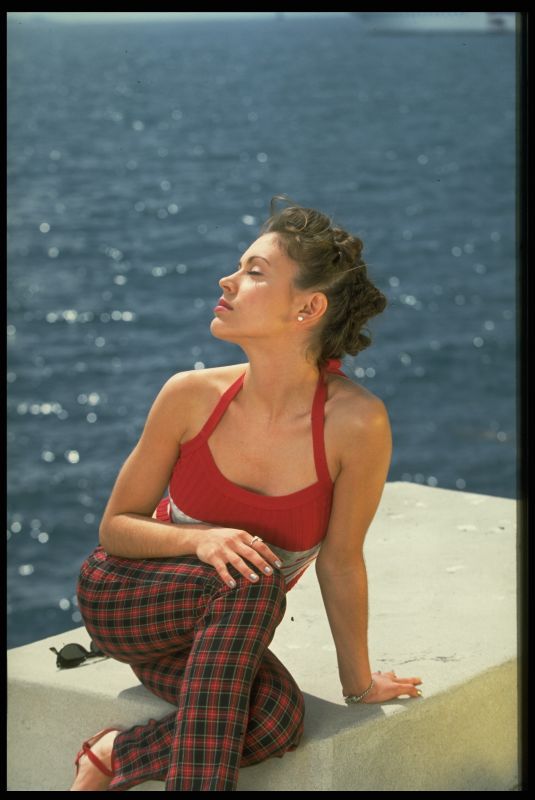 ALYSSA MILANO at a Photoshoot 1996