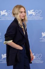 AMANDA SEYFRIED at The Testament of Ann Lee Photocall at 82nd Venice International Film Festival 09/01/2025
